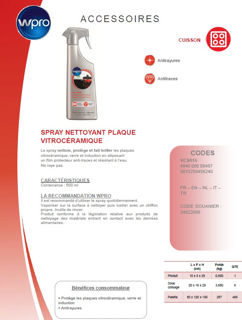 Image sur Nettoyant vitrocéramique Spray 500 ml - VCS015