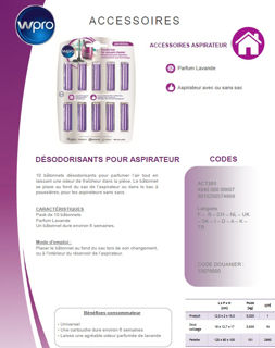 Image sur Désodorisant pour aspirateur - Parfum Lavande - ACT201